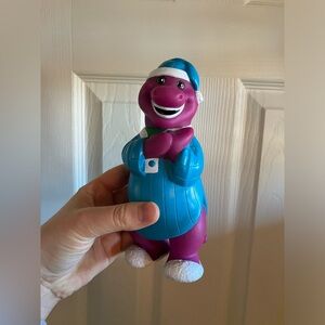 1992 Barney in Pajamas figurine
